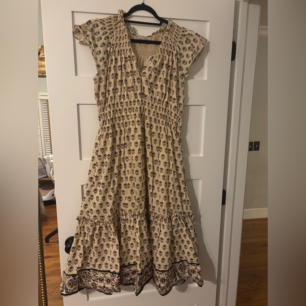 Philosophy Block Print Midi Dress